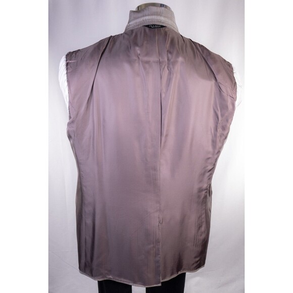 Jos A Bank Blazer Sz 46L Houndstooth Sports Coat Suit Jacket Wool 2 Button EUC - Picture 12 of 14